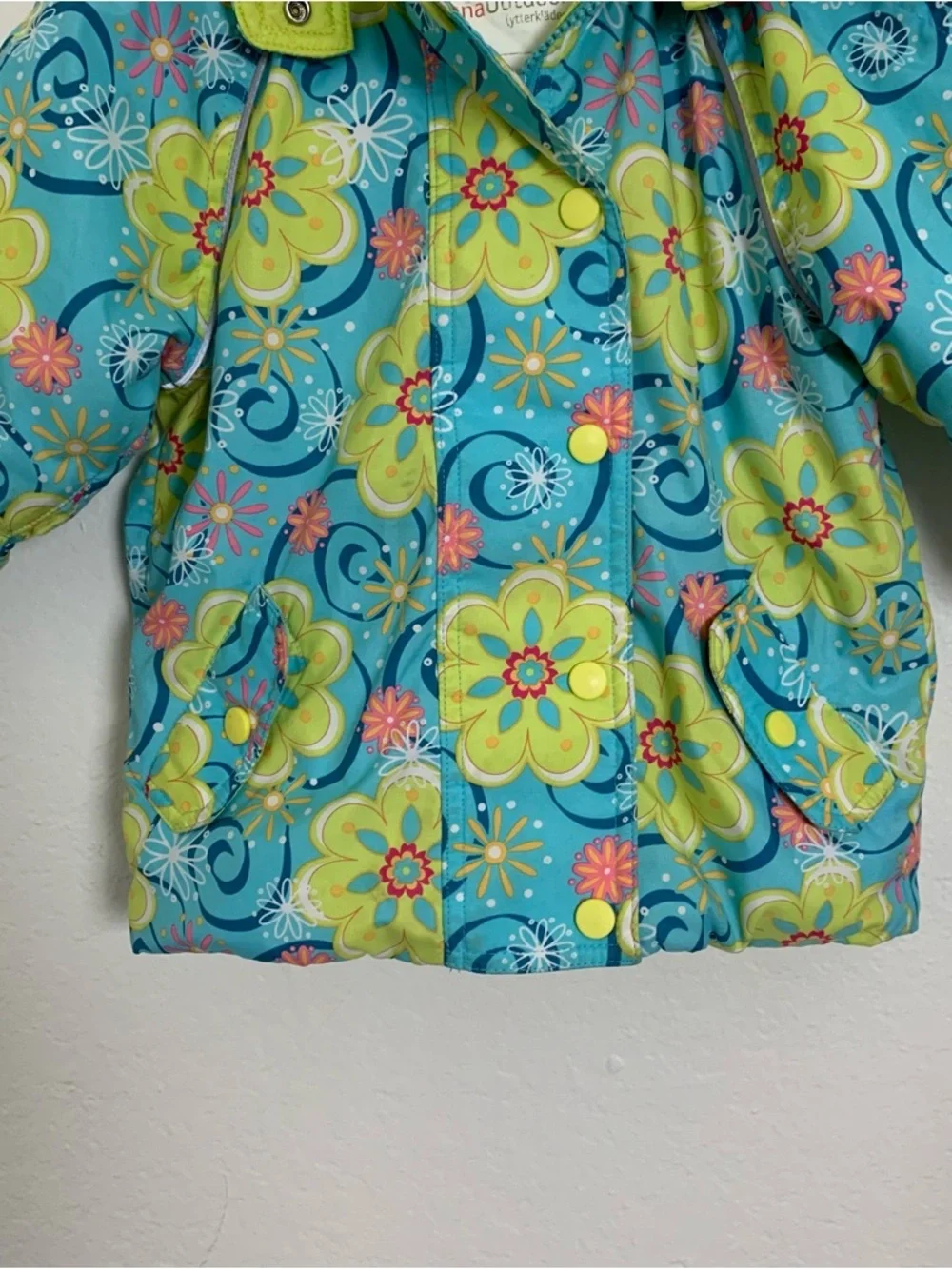 Hanna Andersson Colorful Floral Jacket Baby/toddler Size 80 18-24 Months